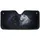 Black White Long-Haired Cats Golden Eyes Noses Touching - Feline Lover Auto Accessory Car Sunshade - 3