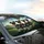 Four Schnauzer Dogs Rolling Hills Sky - Pet Owner Adventure Gift Car Sunshade - 6