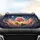 Pastel Pink Rose Golden Stars Crescent Moon Twilight Blue Sky Car Sunshade - 4