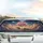 Pastel Pink Rose Golden Stars Crescent Moon Twilight Blue Sky Car Sunshade - 5