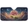 Pastel Pink Rose Golden Stars Crescent Moon Twilight Blue Sky Car Sunshade - 3