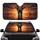 Magnificent African Elephant Still Water Sunset - Safari Wildlife Lover Gift Car Sunshade - 1