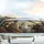 Brown Tabby White Cat Driving Luxury Car - Cat Lover Adventure Gift Car Sunshade - 5