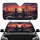 Doberman Dogs Sports Car Futuristic City Sunset - Car Lover Gift Car Sunshade - 1