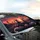 Doberman Dogs Sports Car Futuristic City Sunset - Car Lover Gift Car Sunshade - 6