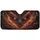 Reptilian Eyes Glowing Magma Cracks Volcanic Landscape - Driving Style Car Decor Gift Car Sunshade - 3