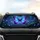 Bioluminescent Butterfly Sapphire Amethyst Wings Glowing Wildflowers - Moonlit Garden Gift Car Sunshade - 4