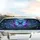 Bioluminescent Butterfly Sapphire Amethyst Wings Glowing Wildflowers - Moonlit Garden Gift Car Sunshade - 5