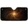 Radiant Golden Orange Fractal Starburst Energy Swirls - Cosmic Void Light Display Gift Car Sunshade - 3