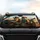 Cowboy Cats Driving Muscle Car Desert - Adventure Lover Road Trip Gift Car Sunshade - 4