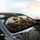 Cowboy Cats Driving Muscle Car Desert - Adventure Lover Road Trip Gift Car Sunshade - 6