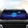 Bioluminescent Mushroom Forest Crescent Moon Starry Night - Fantasy Lover Gift Car Sunshade - 4