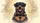 Majestic Smiling Rottweiler Heart Paws Golden Light Clouds - Dog Lover Gift Car Sunshade - 7