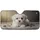 Fluffy White Maltese Puppy Cozy Knitted Blanket - Dog Lover Gift Car Sunshade - 3