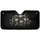 Skulls Crossbones Crescent Moons Stars - Macabre Gothic Cosmic Decor Gift Car Sunshade - 3