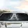 Serene Glowing White Cat Ethereal Butterflies & Dragonflies - Cat Lover Gift Car Sunshade - 5