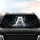 Serene Glowing White Cat Ethereal Butterflies & Dragonflies - Cat Lover Gift Car Sunshade - 4