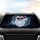 Contemporary Santa Claus Aviator Sunglasses Frost Snowflakes Winter Christmas Gift Car Sunshade - 4