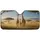 Giraffe Family Journey African Savanna Sunrise - Wildlife Enthusiast Gift Car Sunshade - 3