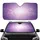 Lavender Violet Pink Magenta White Glow Bokeh Stars Glitter Light Rays - Stargazer Night Sky Gift Car Sunshade - 1
