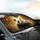 Two Pandas Golden Bamboo Autumn Leaves Forest Canopy - Wildlife Lover Gift Car Sunshade - 6