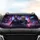 Siamese Cat Golden Retriever Biker Cyberpunk - Urban Pet Lover Gift Car Sunshade - 4