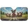 Miniature Schnauzer Dogs Open Road Journey - Dog Lover Car Travel Gift Car Sunshade - 3