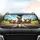 Miniature Schnauzer Dogs Open Road Journey - Dog Lover Car Travel Gift Car Sunshade - 4