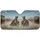 Joyful Skeletons Desert Highway Western Town - Road Trip Adventure Gift Car Sunshade - 3