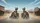 Joyful Skeletons Desert Highway Western Town - Road Trip Adventure Gift Car Sunshade - 7