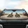 Joyful Skeletons Desert Highway Western Town - Road Trip Adventure Gift Car Sunshade - 4