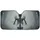 Skeletal Figure Trapped Shadowy Mist Barrier - Dark Car Decor Halloween Gift Car Sunshade - 3