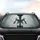Skeletal Figure Trapped Shadowy Mist Barrier - Dark Car Decor Halloween Gift Car Sunshade - 4