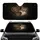Four Leopard Cheetah Hearts Glitter Stripes - Everyday Wildlife Lover Gift Car Sunshade - 1
