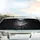 Human Handprint Canine Paw Print Ethereal Smoke Dark Void - Dog Lover Gift Car Sunshade - 5