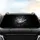 Human Handprint Canine Paw Print Ethereal Smoke Dark Void - Dog Lover Gift Car Sunshade - 4