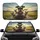 Schnauzer Dog Pack Driving Scenic Road Trip - Dog Lover Lifestyle Gift Car Sunshade - 1