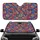 Polygons Organic Forms Tribal Tapestry - Travel Essentials Gift for Road Trips and Daily Commute Car Sunshade - 1