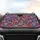 Polygons Organic Forms Tribal Tapestry - Travel Essentials Gift for Road Trips and Daily Commute Car Sunshade - 4