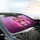 Feline Jaguar Cub Pink Sunglasses Bubblegum Light Rays Mist Particles - Wildlife Lover Gift Car Sunshade - 6