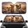 Jack Russell Terriers Driving Road Trip Sunset - Dog Lover Adventure Travel Gift Car Sunshade - 1