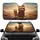 Majestic Orange Tabby Cats Sunglasses Crowns Road Trip - Golden Hour Adventure Car Sunshade - 1