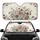 Floral Wildflower Blossom Garden Pink Plum - Garden Lover Car Decor Gift Car Sunshade - 1