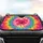Hearts Shimmering Glitter Scattered Light Burst Full Spectrum - Celebration Gift Car Sunshade - 4