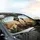 Ostriches with Fedora Spectacles Bow Tie Desert Road Trip - Travel Adventure Gift Car Sunshade - 6