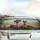 Ostriches with Fedora Spectacles Bow Tie Desert Road Trip - Travel Adventure Gift Car Sunshade - 5