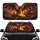 Dragon with Leathery Wings Fire Breathing Volcano Rock Castle Scene - Adventure Lover Gift Car Sunshade - 1