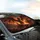 Dragon with Leathery Wings Fire Breathing Volcano Rock Castle Scene - Adventure Lover Gift Car Sunshade - 6