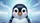Penguin Face Arctic Snowflakes Ice Shards - Winter Holiday Gift Car Sunshade - 7
