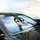 Penguin Face Arctic Snowflakes Ice Shards - Winter Holiday Gift Car Sunshade - 6